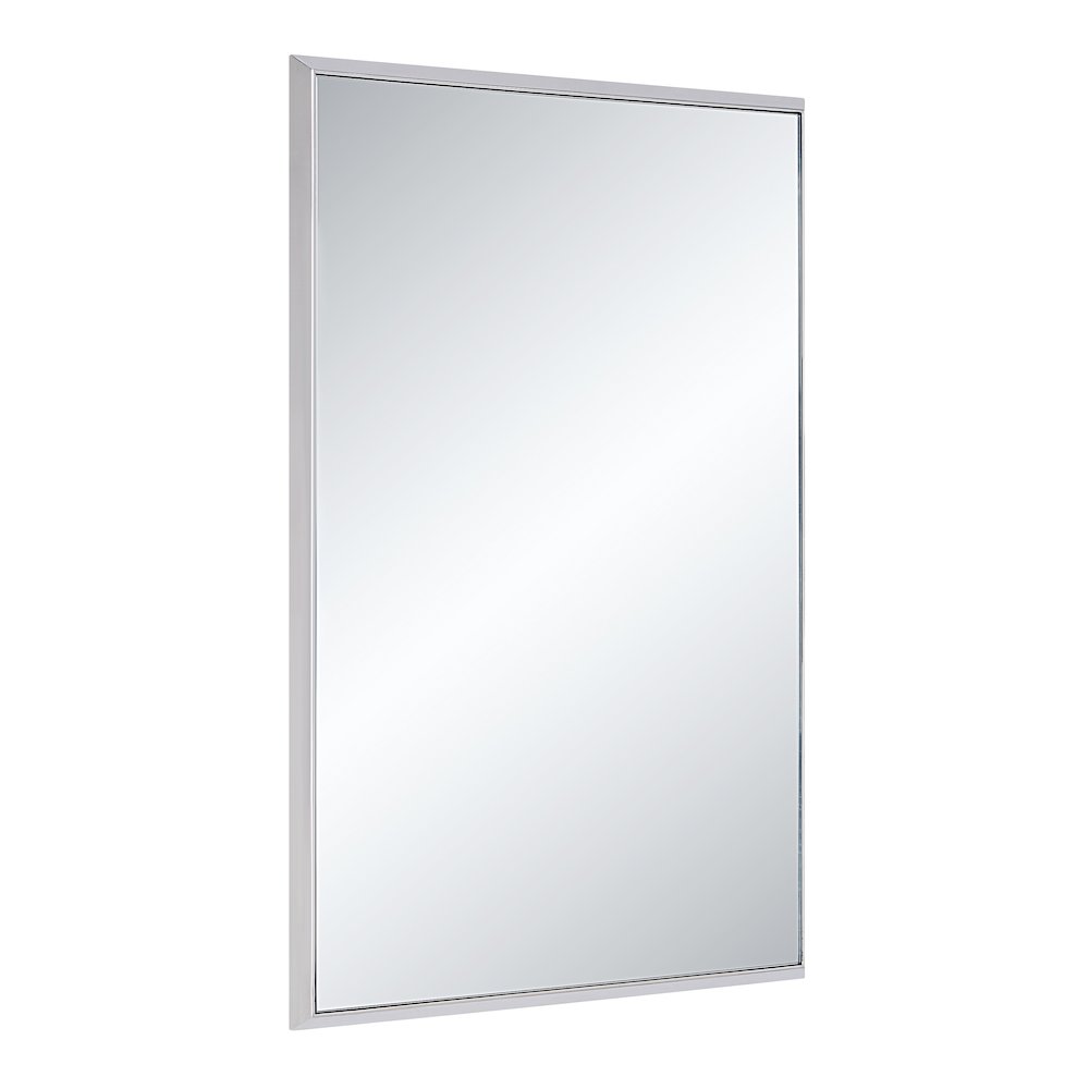 Dapia 36" H x 24" W Wall Mirror, Grey. Picture 3