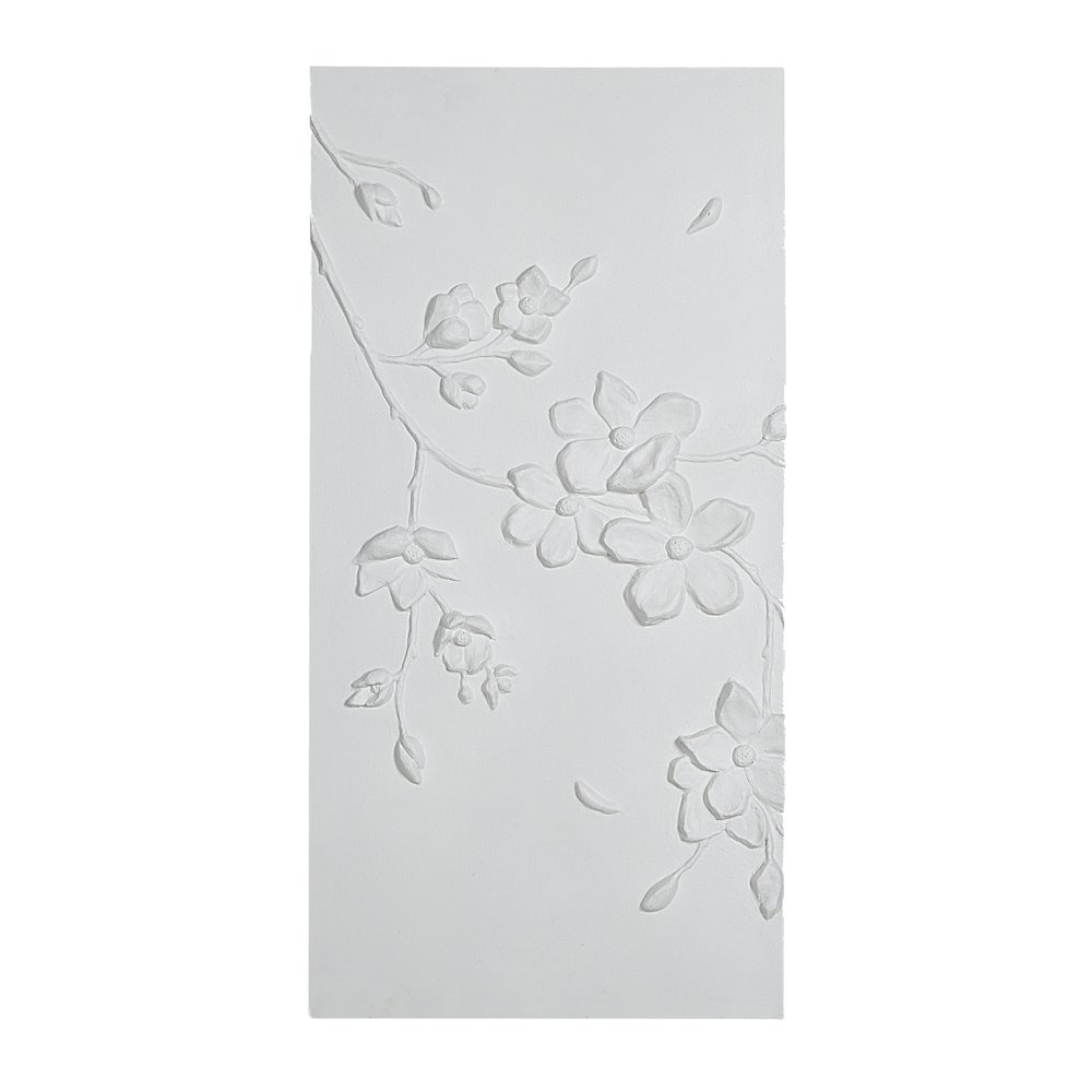 Beaudelaire 20" Wide Wall Decor, Matte White. Picture 6