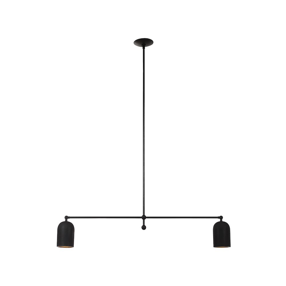 Saskia 69.25" Height Ceiling Fixture, Matte Black. Picture 6