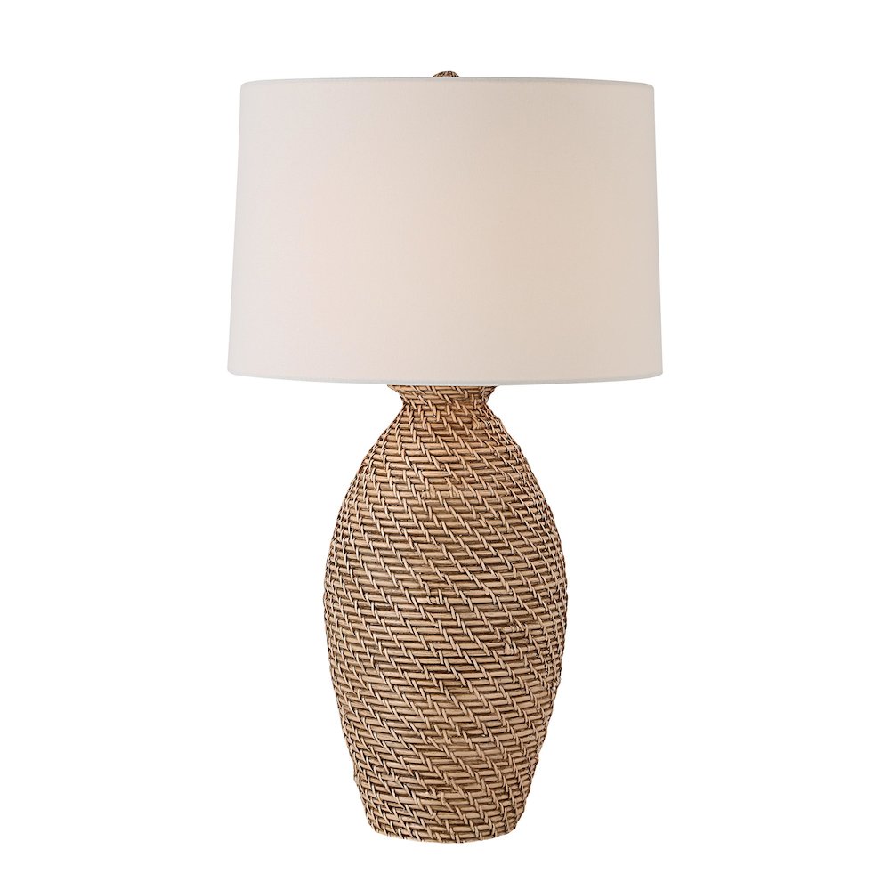 Santal 30" Height Table Lamp, Brown. Picture 3