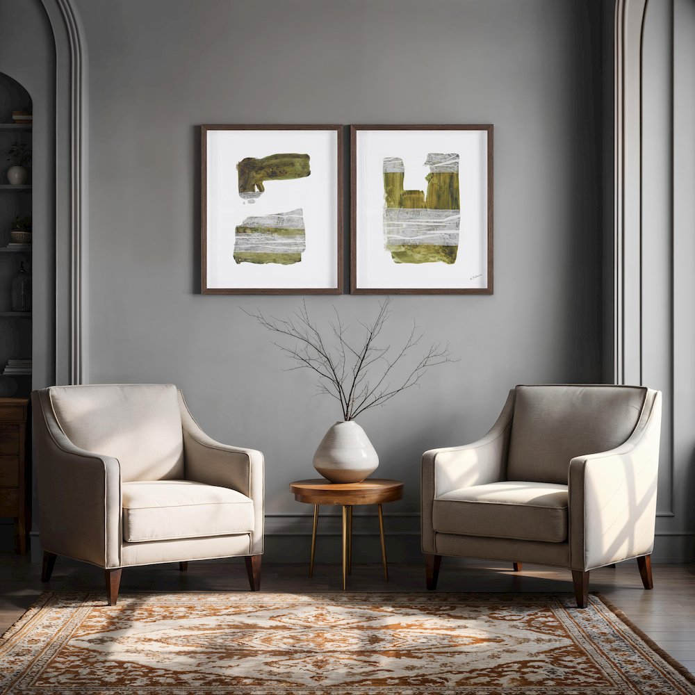 Aimee 20.0" Wide Wall Decor, Printed Artwork (2 Piece Set). Picture 2