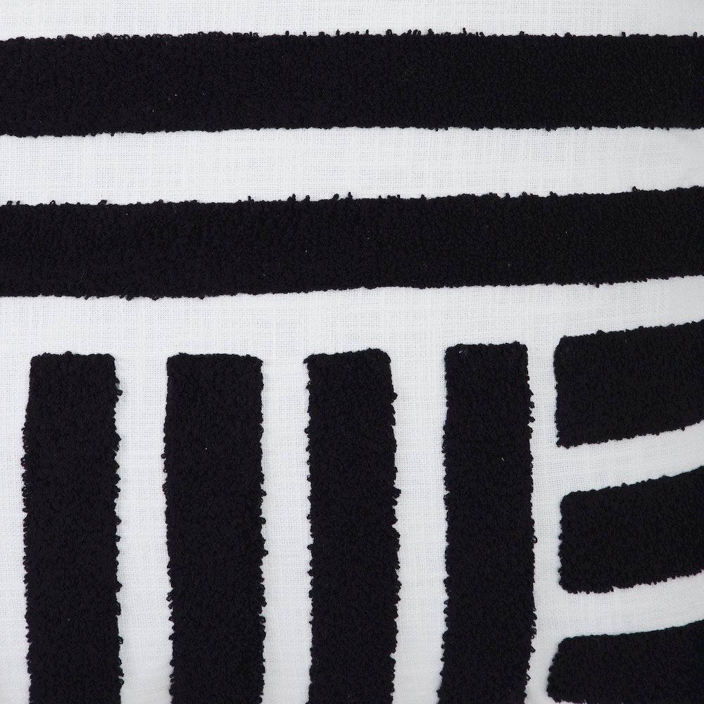 Stella 20X20 Indoor Pillow, Black. Picture 4