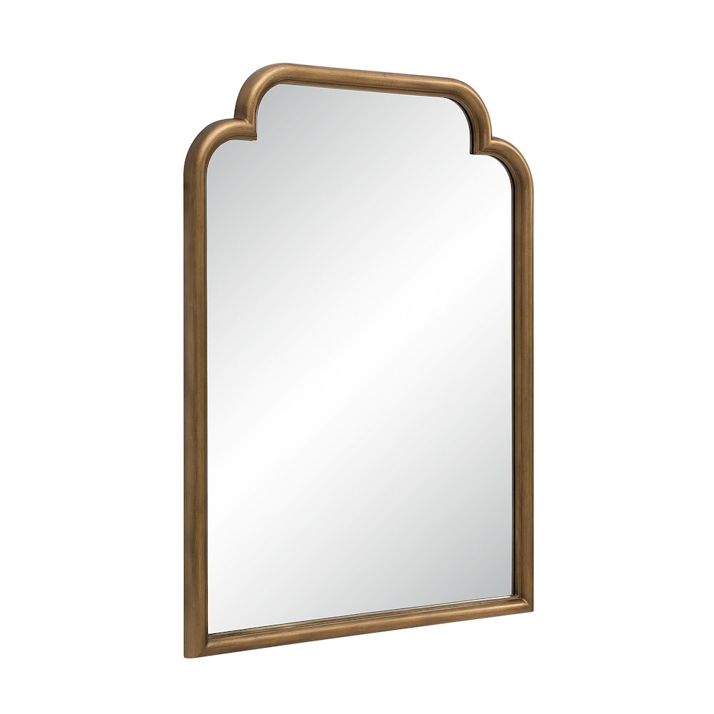 Emilien 40" H x 30" W Wall Mirror, Gold-Bronze. Picture 2
