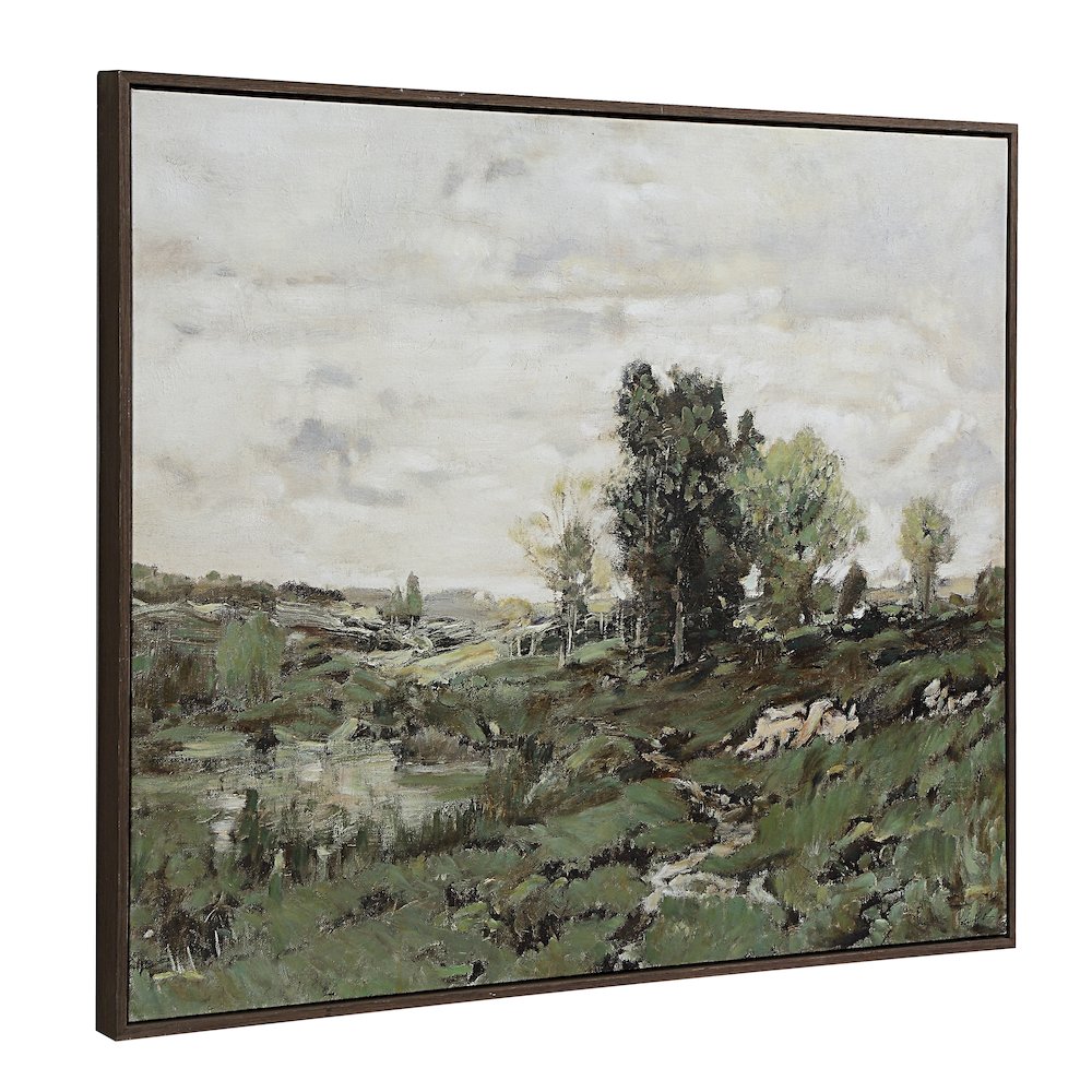 Nature 40" H x 50" W Canvas Art, Green. Picture 3
