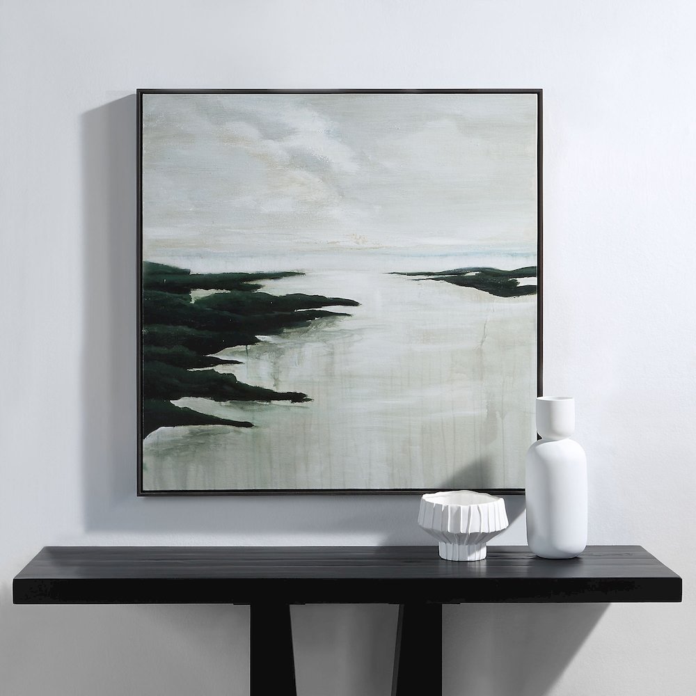 Saltoro Square Canvas Art. Picture 2