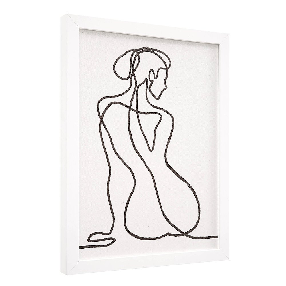 Priyanka 7 Piece Wide Wall Art, White. Picture 9