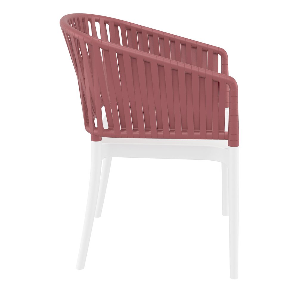 Portofino Armchair White-Marsala. Picture 4