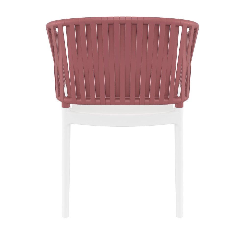 Portofino Armchair White-Marsala. Picture 3
