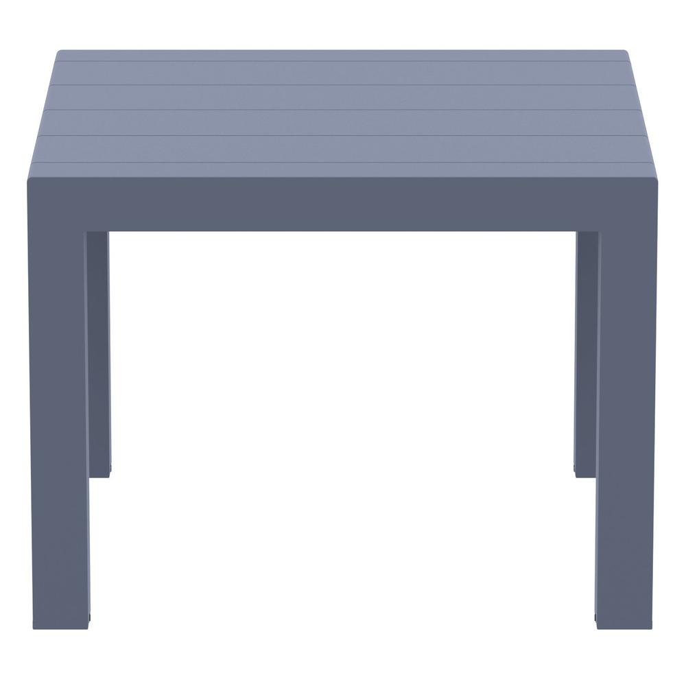 Vegas Dining Table 39 inch to 55 inch Extendable Table Dark Gray. Picture 2