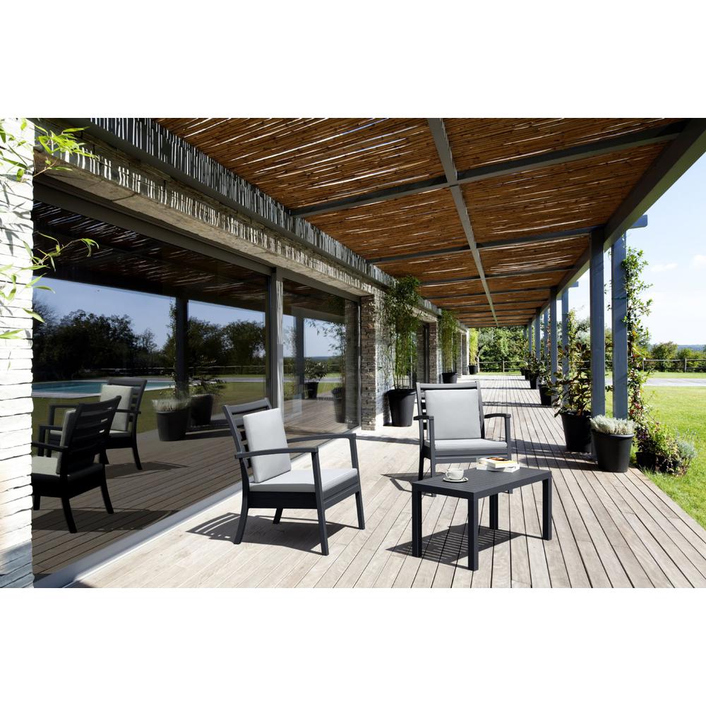 Artemis XL Club Chair Dark Gray, Set of 2. Picture 3