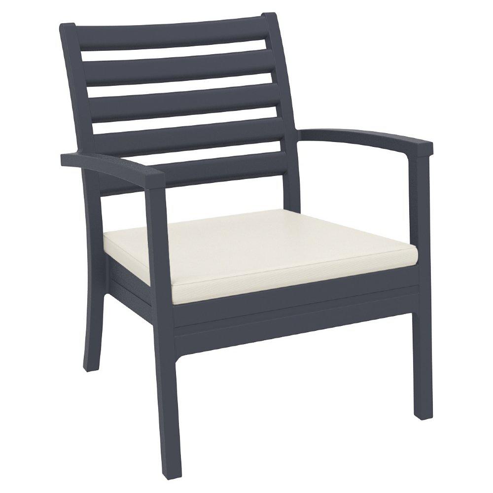 Artemis XL Club Chair Dark Gray, Set of 2. Picture 4