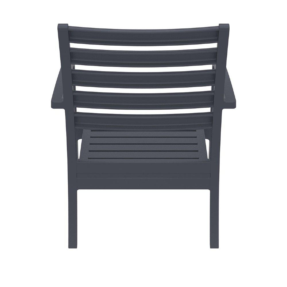 Artemis XL Club Chair Dark Gray, Set of 2. Picture 5