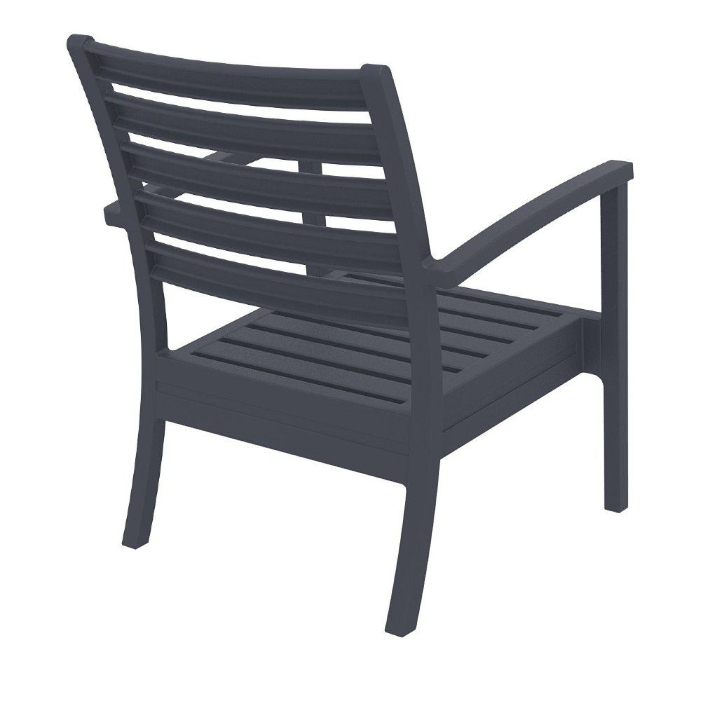 Artemis XL Club Chair Dark Gray, Set of 2. Picture 6