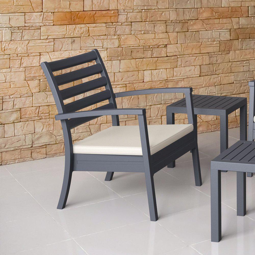 Artemis XL Club Chair Dark Gray, Set of 2. Picture 9