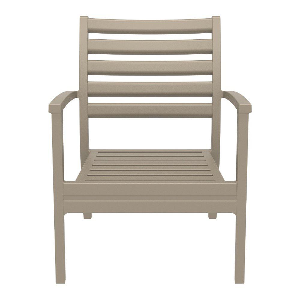 Artemis XL Club Chair in Taupe, Set of 2. Picture 5