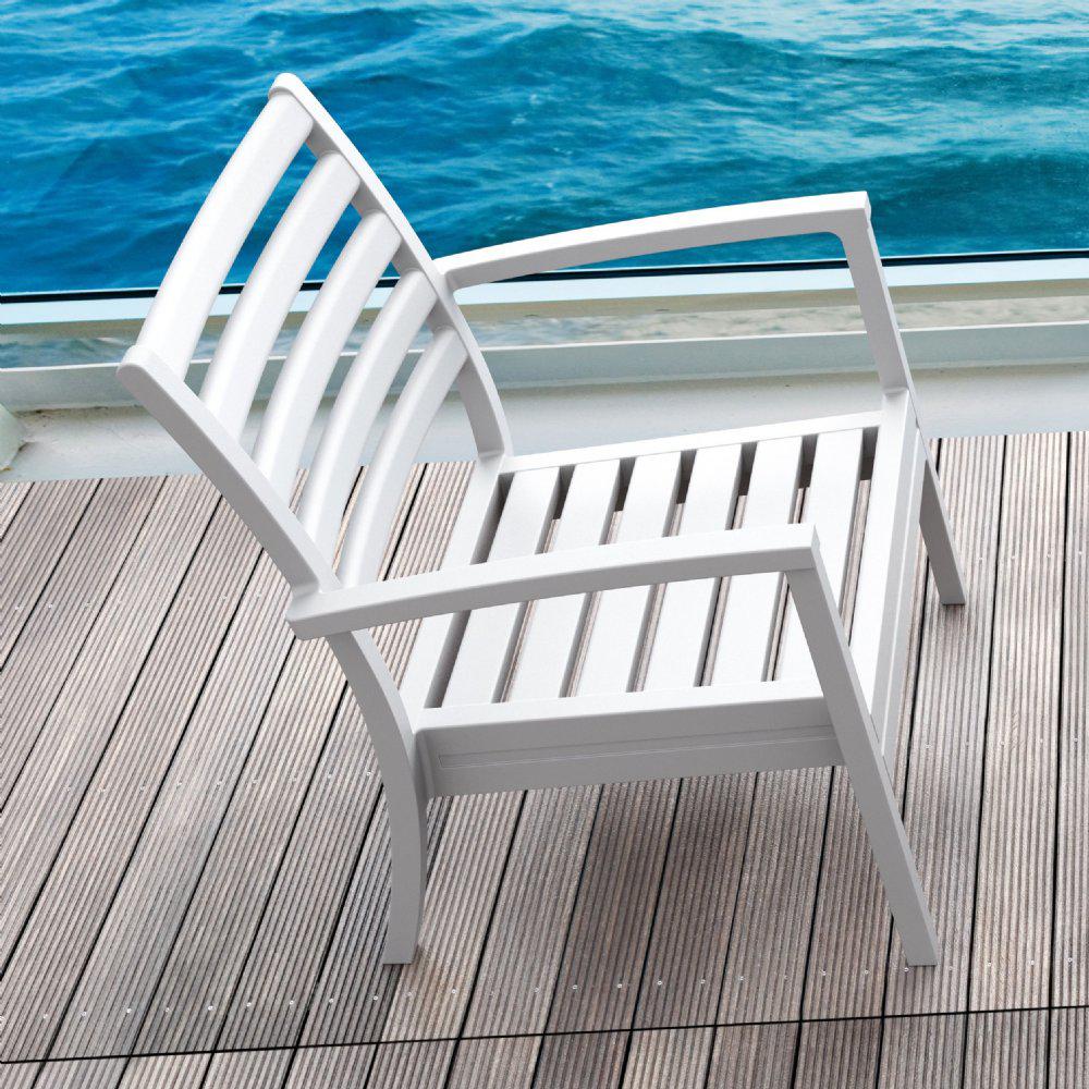 Artemis XL Club Chair White, Set of 2. Picture 8