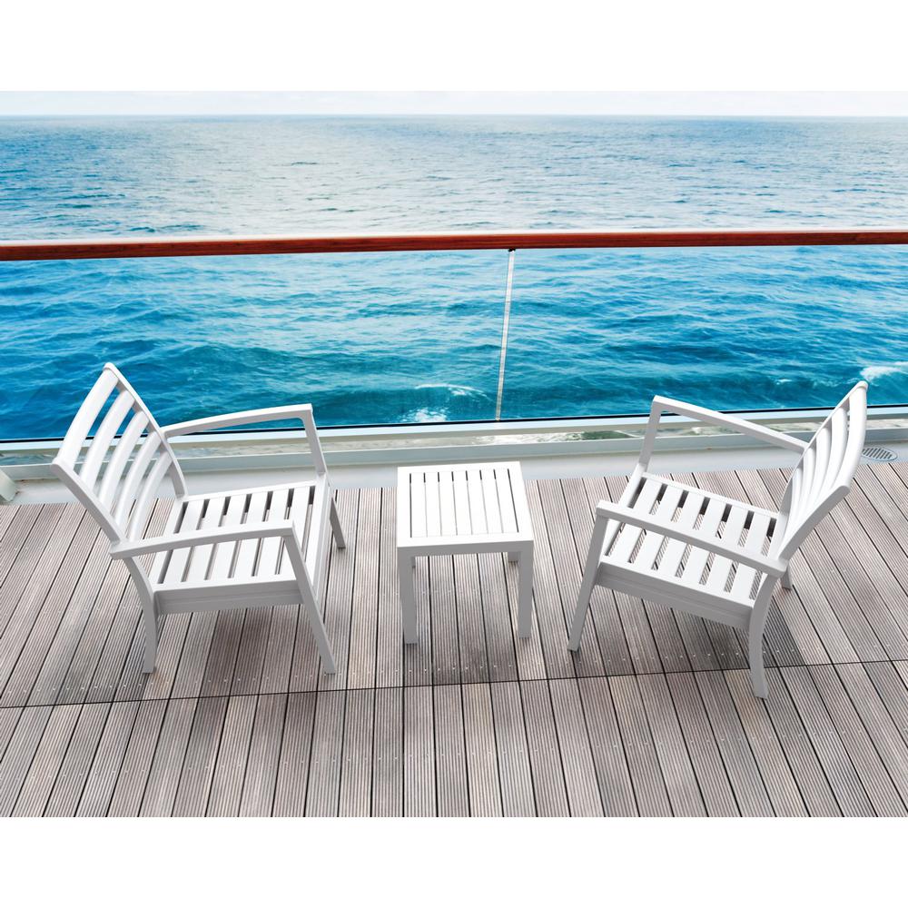 Artemis XL Club Chair White, Set of 2. Picture 9