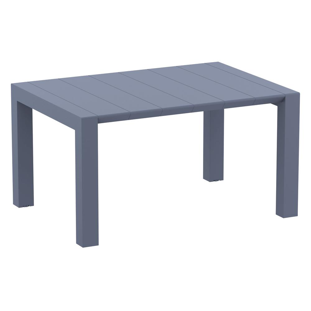 Air XL Extension Dining Set 5 Piece Dark Gray. Picture 4