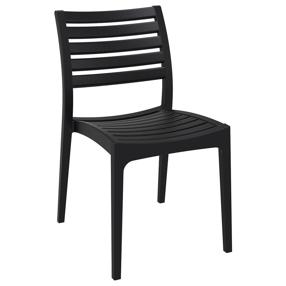 Outdoor Dining Chair, Set of 2, Black, Belen Kox. Picture 1