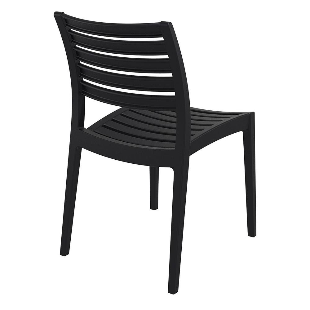 Outdoor Dining Chair, Set of 2, Black, Belen Kox. Picture 2