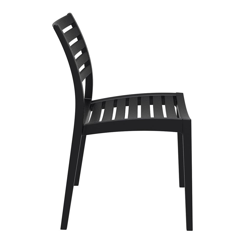 Outdoor Dining Chair, Set of 2, Black, Belen Kox. Picture 4