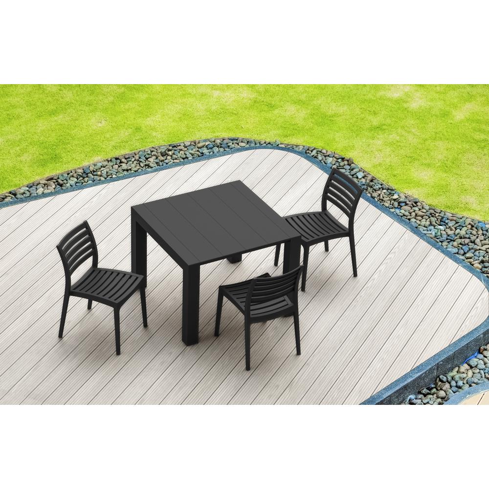Outdoor Dining Chair, Set of 2, Black, Belen Kox. Picture 7