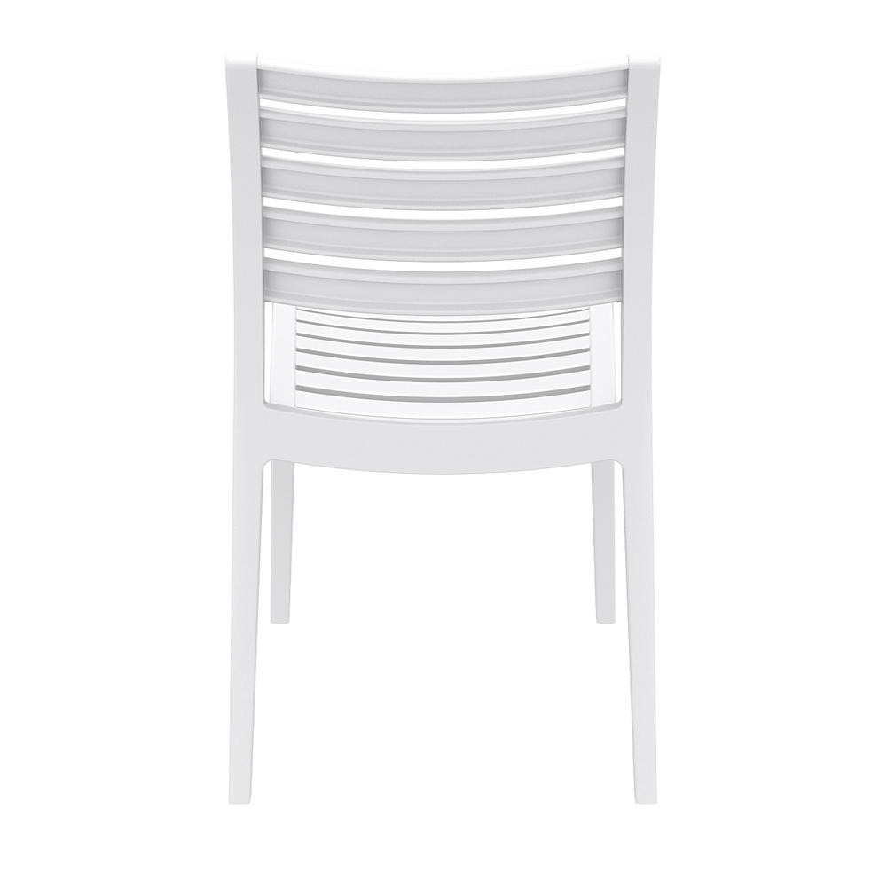 Ares Outdoor Dining Chair White, Set of 2. Picture 5