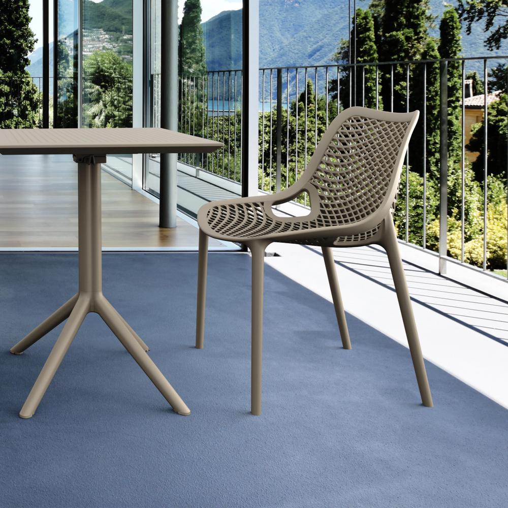 Air Bistro Set 3 Piece Taupe. Picture 2