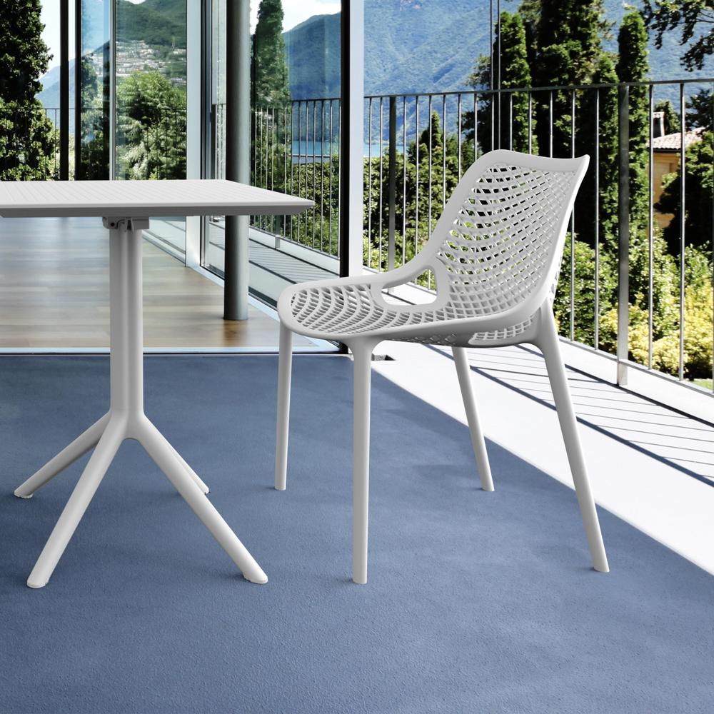 Air Bistro Set 3 Piece White. Picture 2