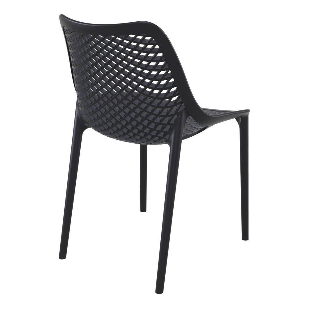 Outdoor Dining Chair, Set of 2, Black, Belen Kox. Picture 2