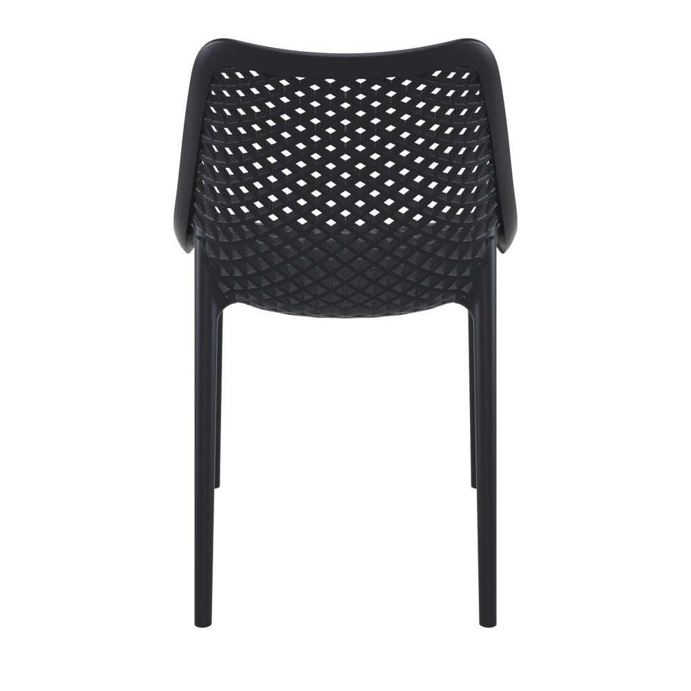 Outdoor Dining Chair, Set of 2, Black, Belen Kox. Picture 5
