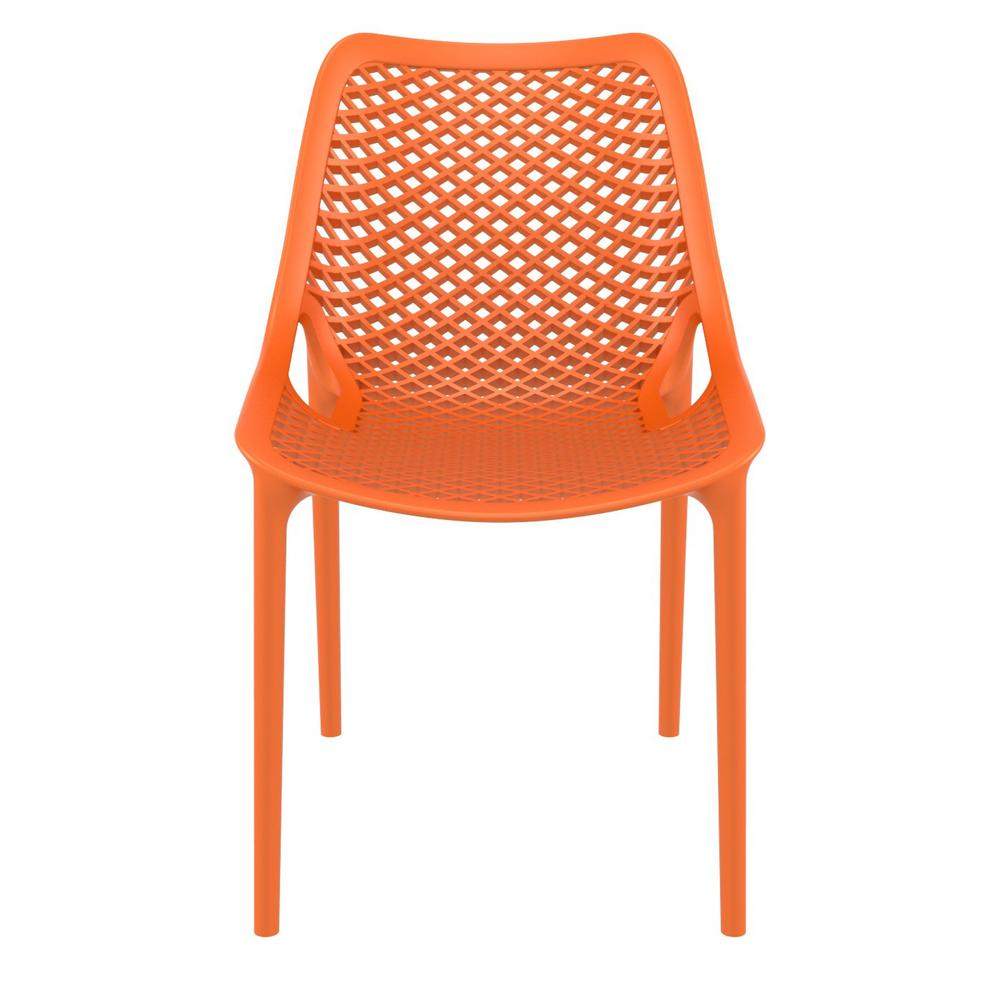 Outdoor Dining Chair, Set of 2, Orange, Belen Kox. Picture 3
