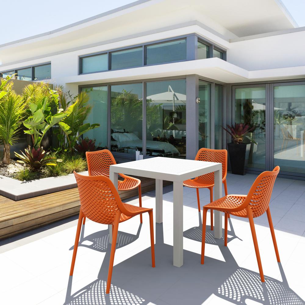 Outdoor Dining Chair, Set of 2, Orange, Belen Kox. Picture 6