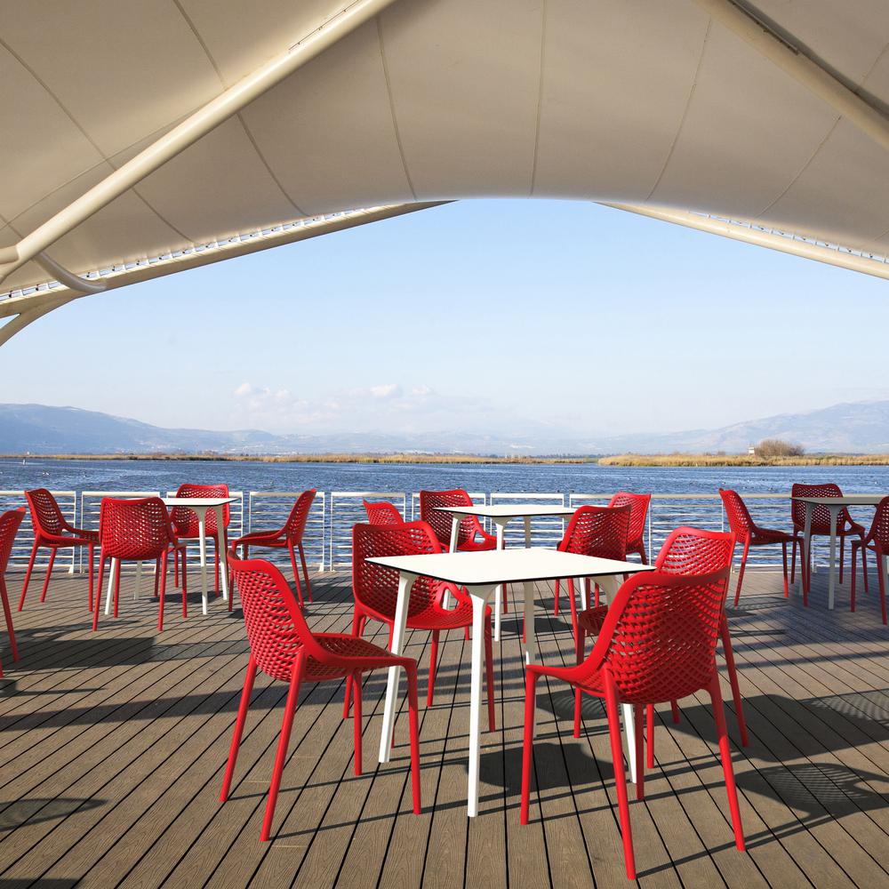 Outdoor Dining Chair, Set of 2, Red, Belen Kox. Picture 2