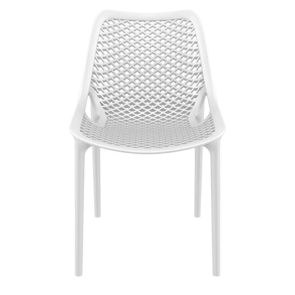 Air Outdoor Dining Chair White, Set of 2. Picture 6