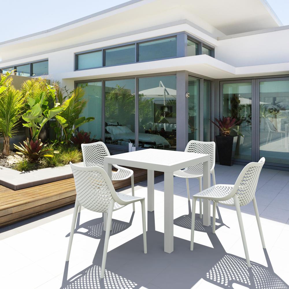 Air Outdoor Dining Chair White, Set of 2. Picture 9