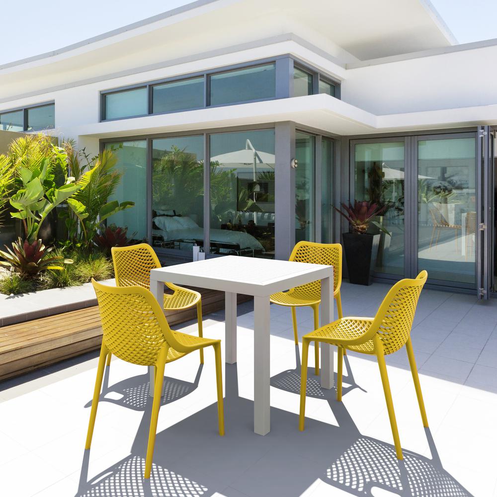 Outdoor Dining Chair, Set of 2, Yellow, Belen Kox. Picture 2