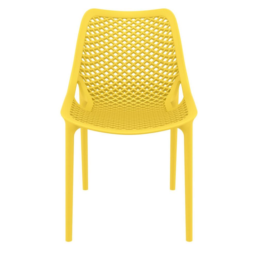 Outdoor Dining Chair, Set of 2, Yellow, Belen Kox. Picture 4