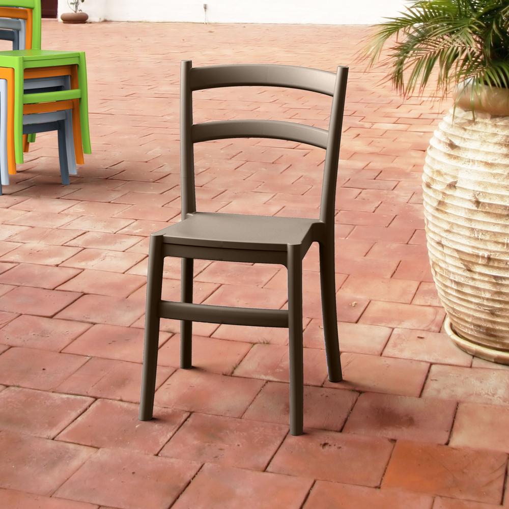 Tiffany Dining Chair Brown, Set of 2. Picture 6