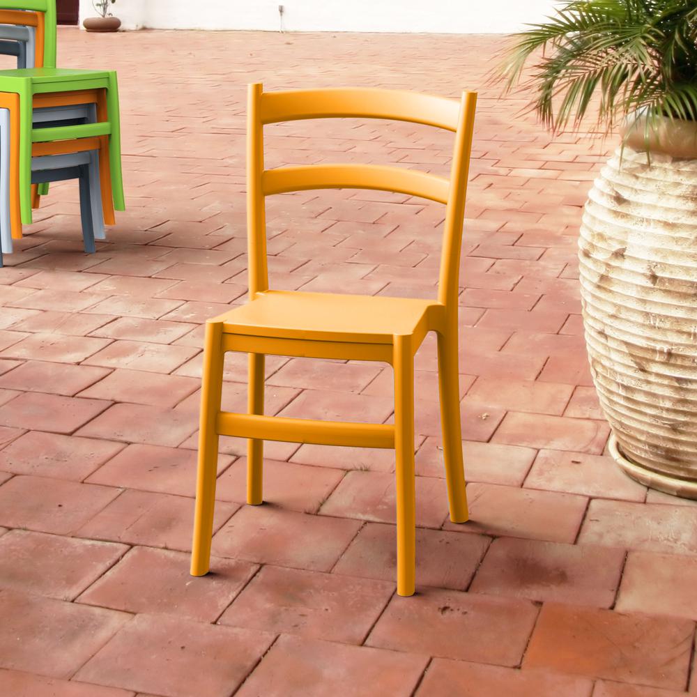 Tiffany Dining Chair Orange, Set of 2. Picture 6