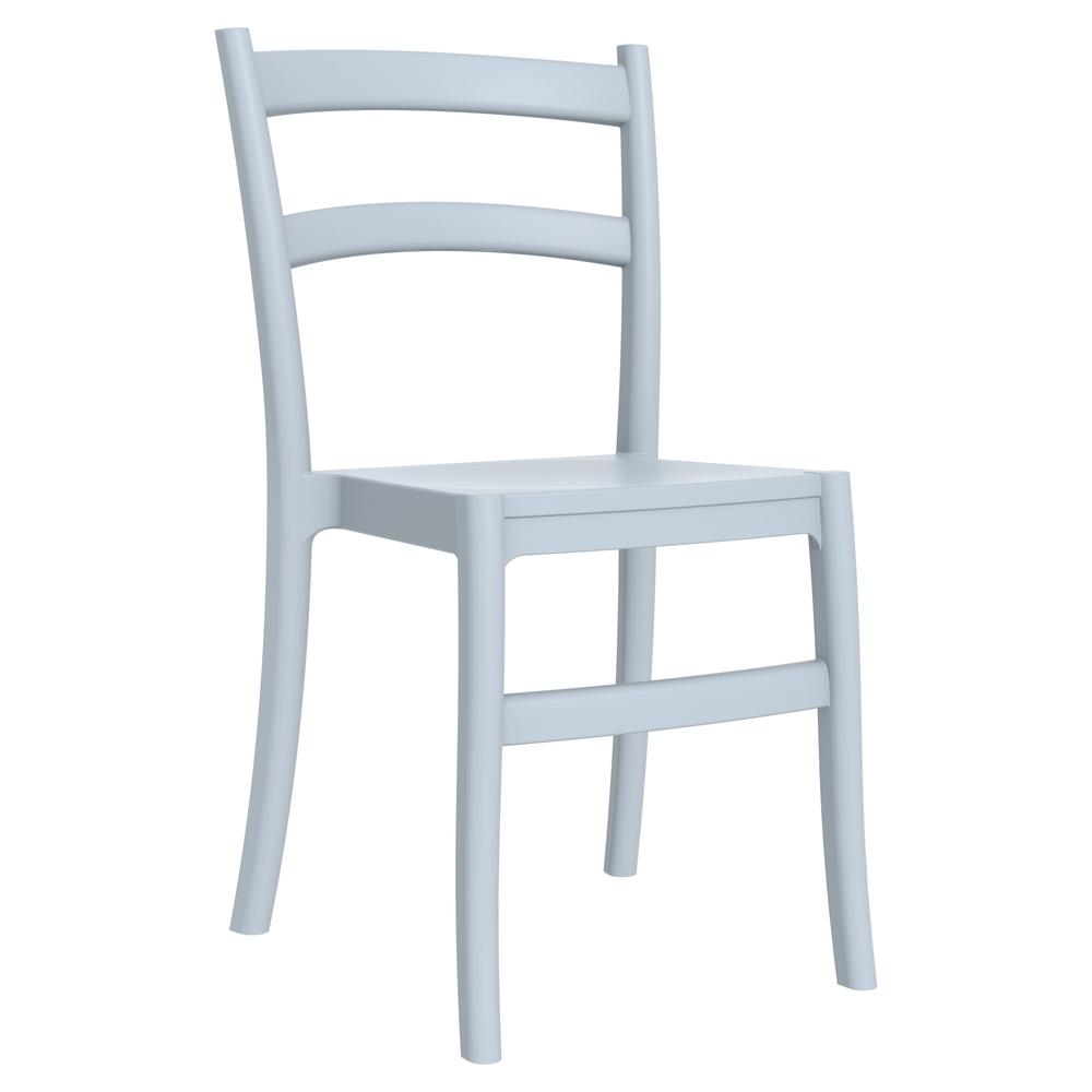 Tiffany Dining Chair Silver Gray, Set of 2. Picture 1