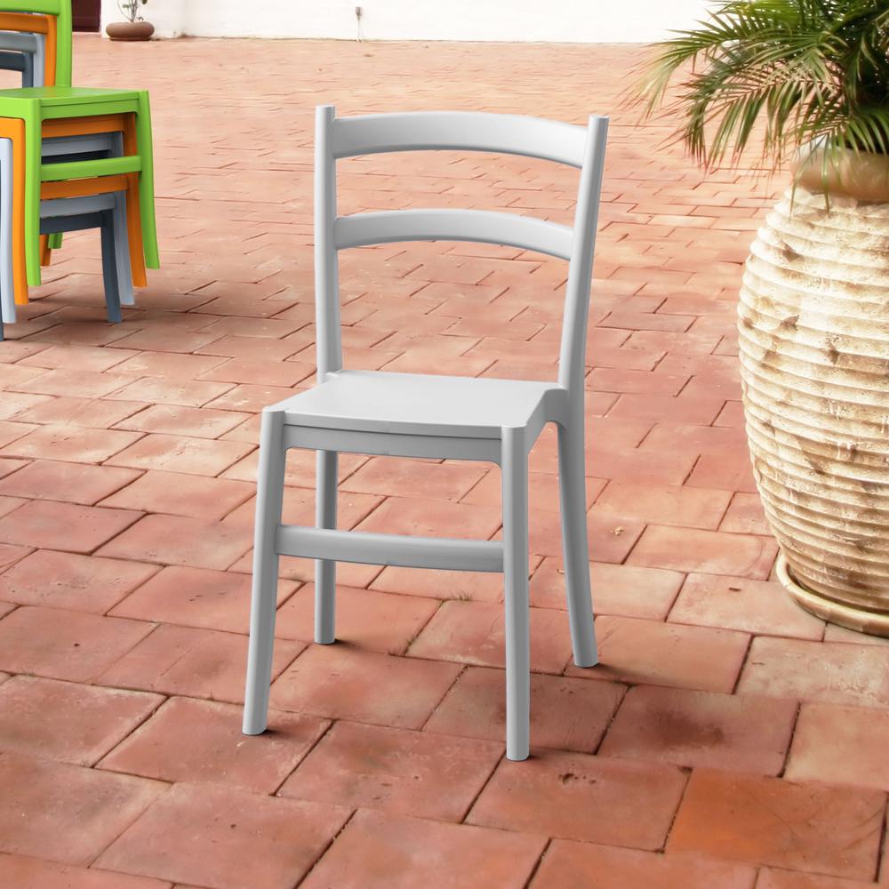 Tiffany Dining Chair Silver Gray, Set of 2. Picture 6