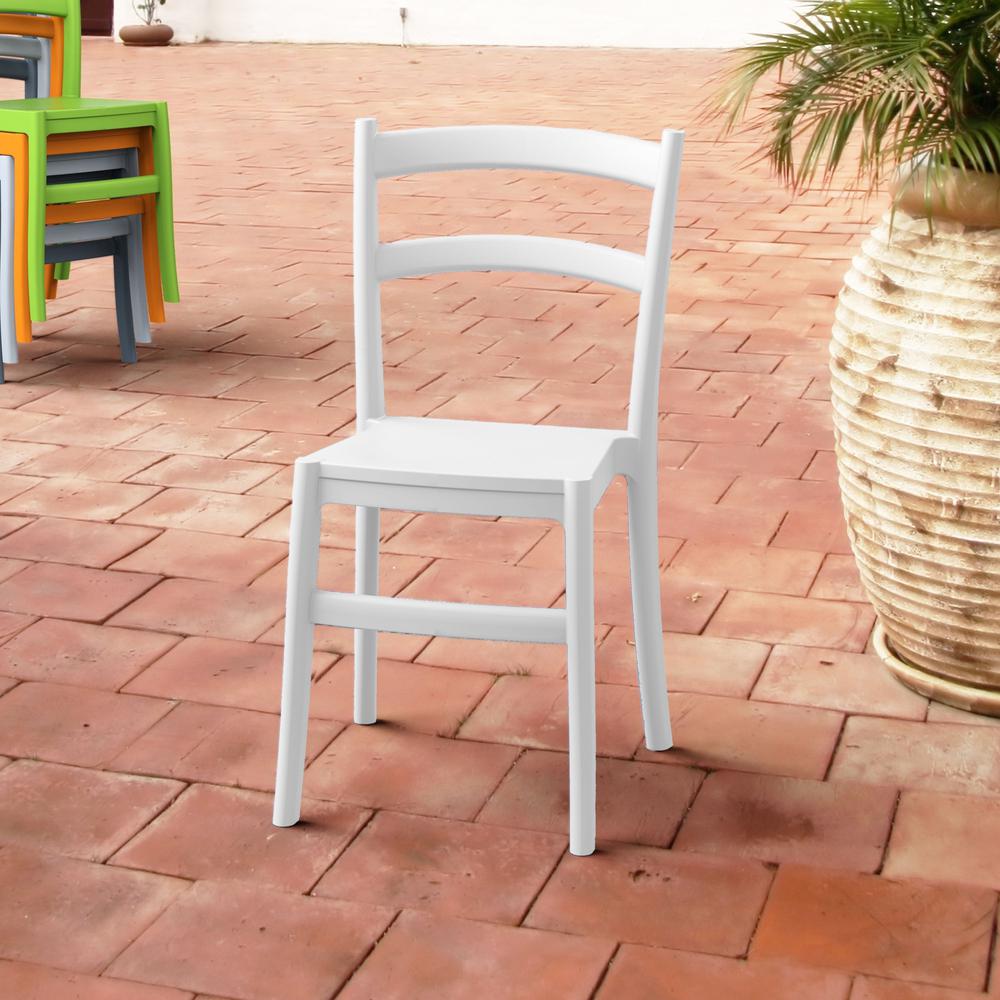 Tiffany Dining Chair White, Set of 2. Picture 6