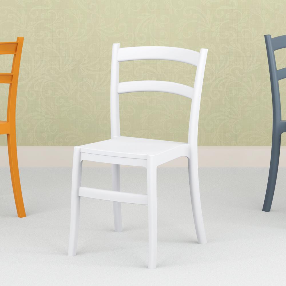 Tiffany Dining Chair White, Set of 2. Picture 7