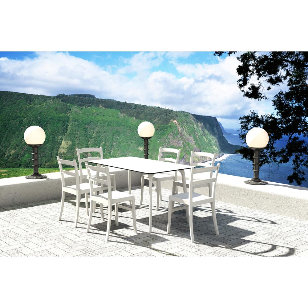 Tiffany Dining Chair White, Set of 2. Picture 8