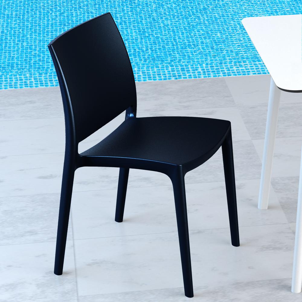 Maya Dining Chair Black, Set of 2. Picture 2