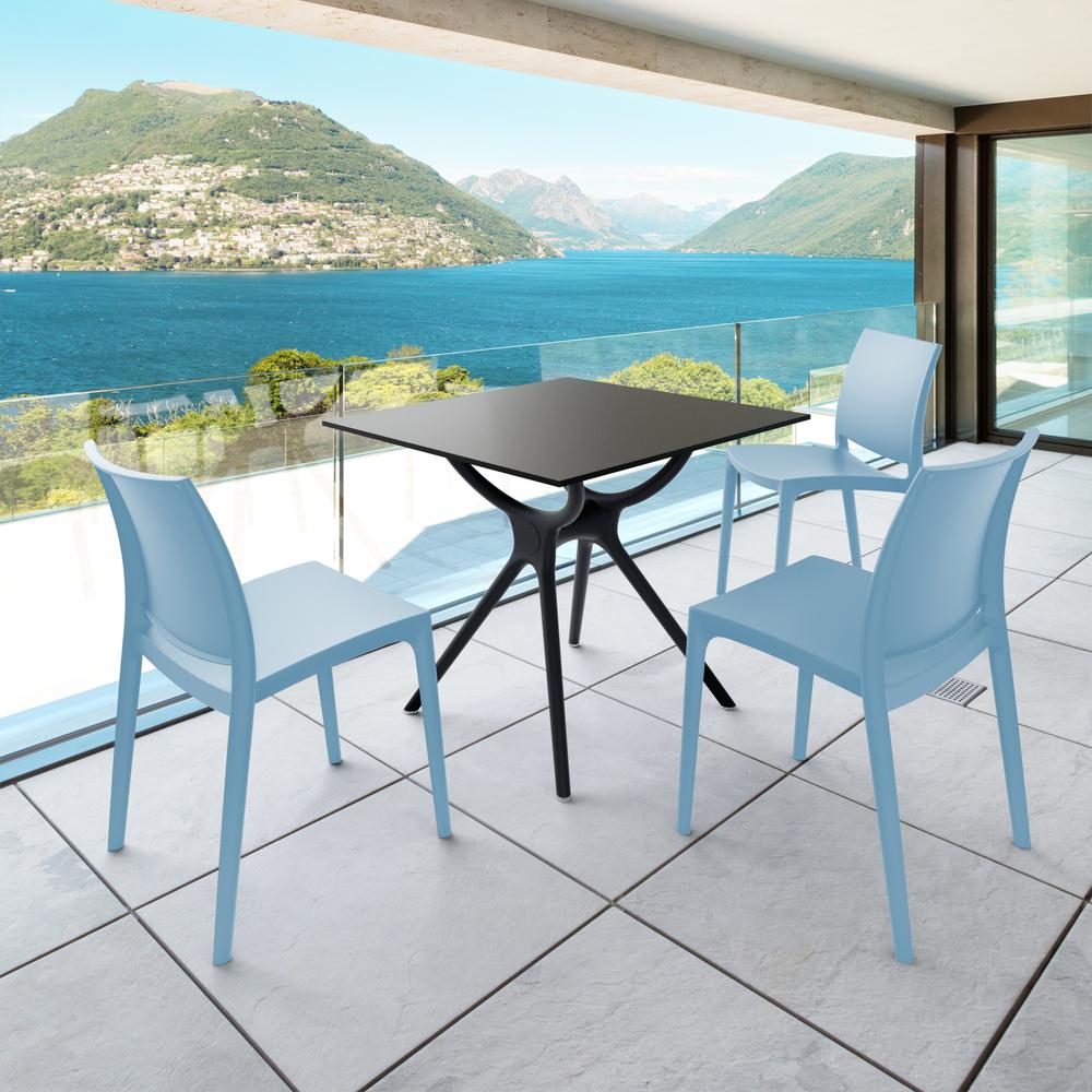 Maya Dining Chair Blue, Set of 2. Picture 6