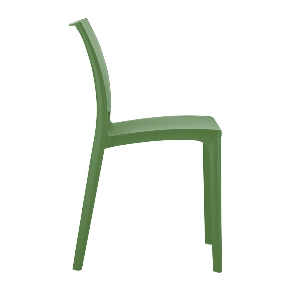 Maya Dining Chair Olive Green, Set of 2. Picture 3