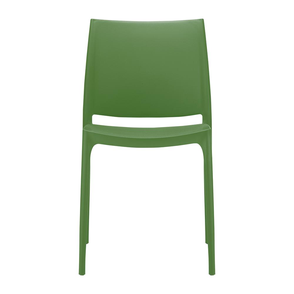 Maya Dining Chair Olive Green, Set of 2. Picture 4