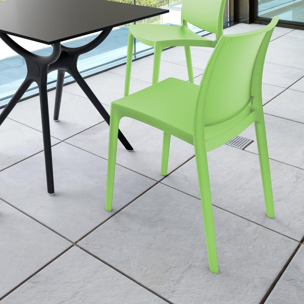 Maya Dining Chair Tropical Green, Set of 2. Picture 6
